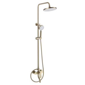 Shower set Harma Gold collection MN09BG (faucet, hand shower, hose, hand shower holder)