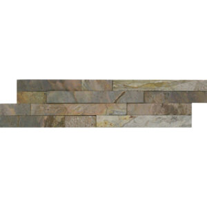 Naturaalkivimite mosaiik KUND MULTI COLOR 600x150x9-30mm (6 tk/0.54 m2/pakk)