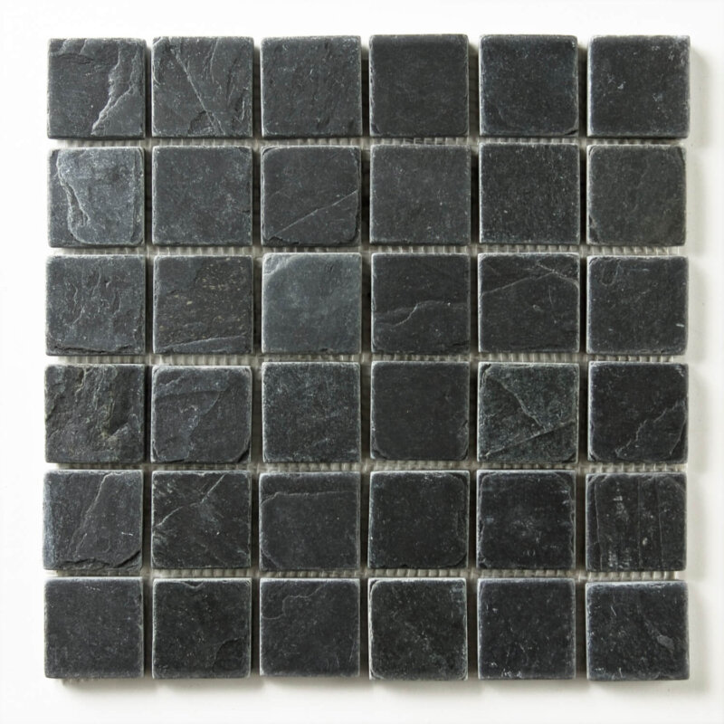 J. Black, kiltkivimosaiik 48x48x10mm võrgul (300x300x10 mm) naturaalse pinnaga (0. 90 m2/pakk)