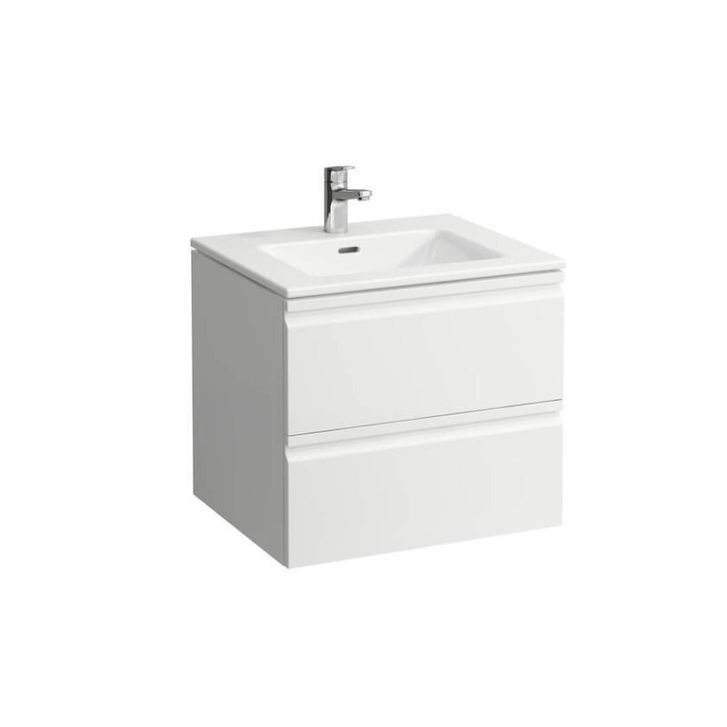 Washbasin with vanity unit 60 × 50 cm h8619614631041, one tap hole, two drawers vipex