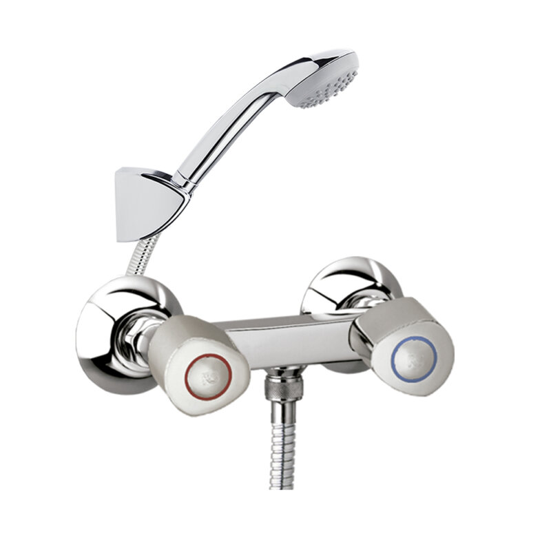 Shower set ramon soler eco, dual-handle, abs support, chrome 70d306235 vipex