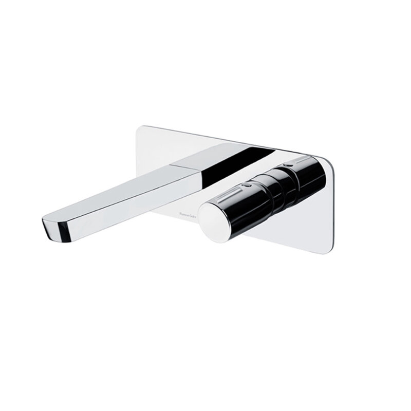 Washbasin mixer ramon soler tzar, with ultraslim metallic plate, chromed 34a302440 vipex