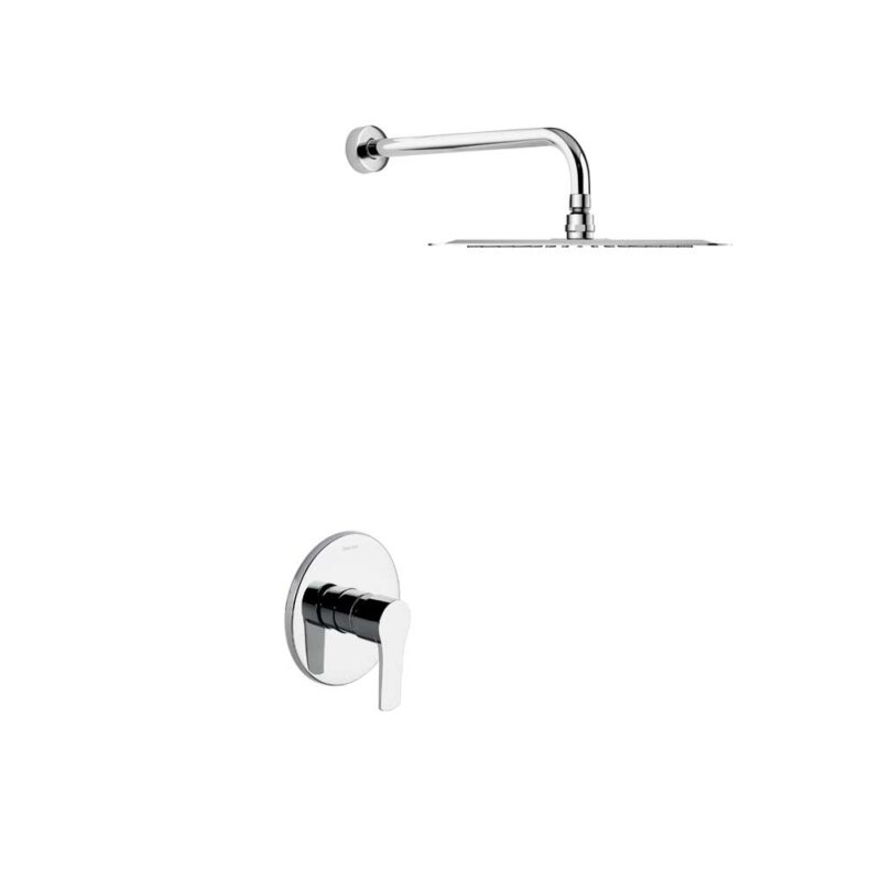 Shower set ramon soler titanium, single-lever with ø240 mm showerhead, chrome 18d301862 vipex