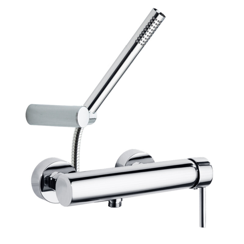 Shower set ramon soler drako, chrome-plated, shower mixer with shower kit 217084 vipex