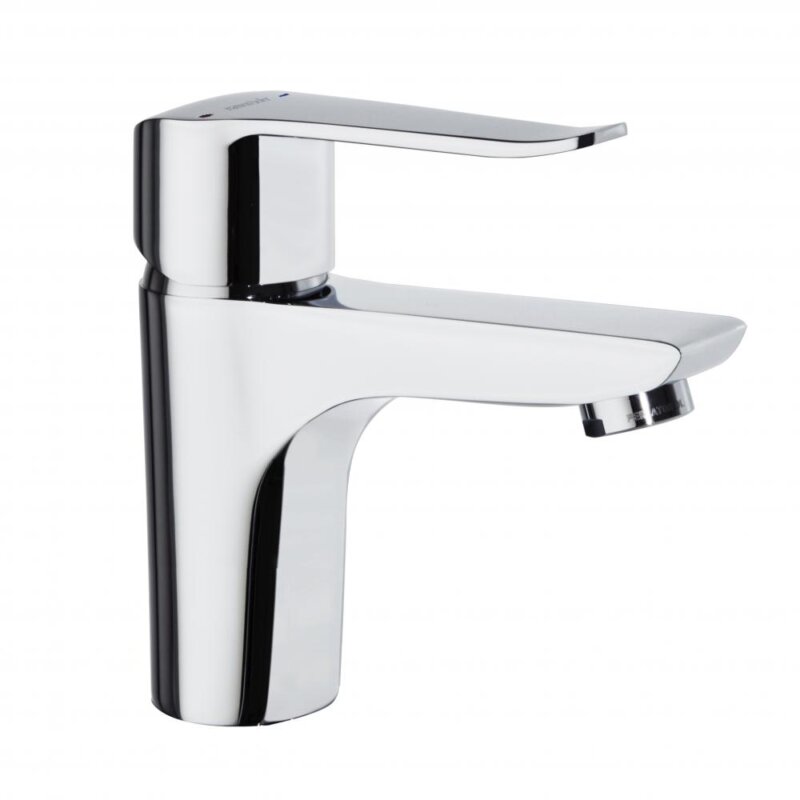 Washbasin mixer ramon soler ypsilon plus, tool free, single-lever, with automatic 1¼ abs valve, chrome 64a308531 vipex