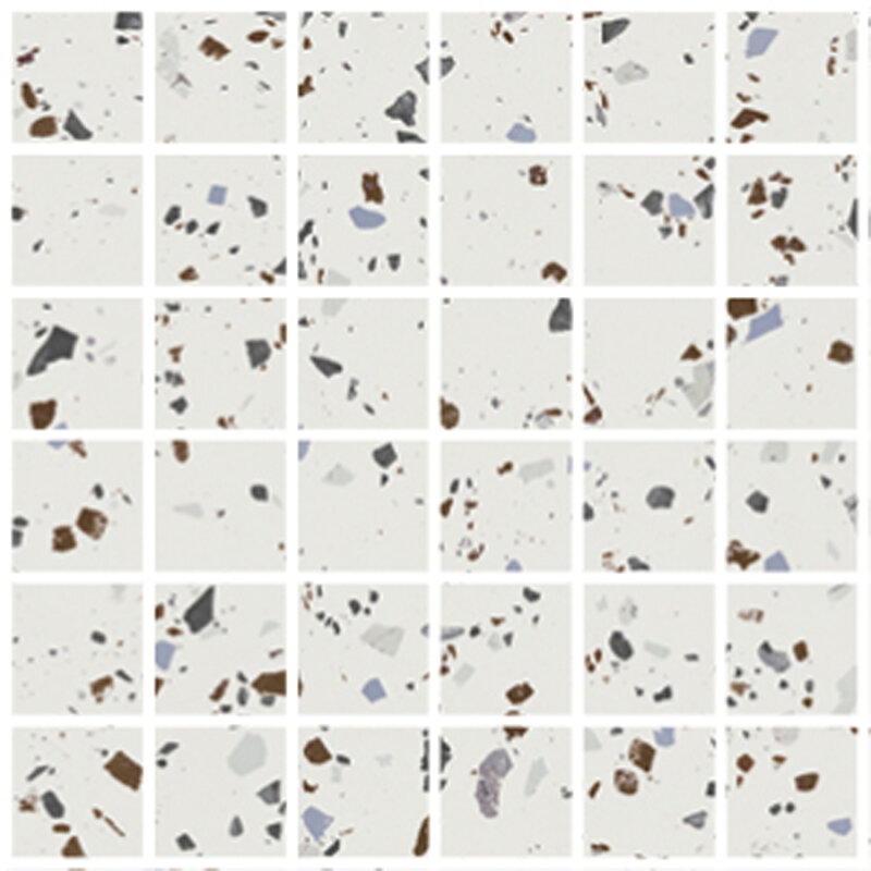 Ceramic wall tile apavisa south white mosaic 5x5 30x30 vipex