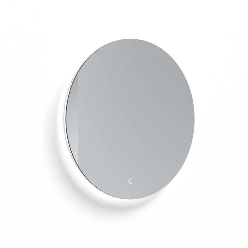 Harma round mirror with light, 60 cm vipex