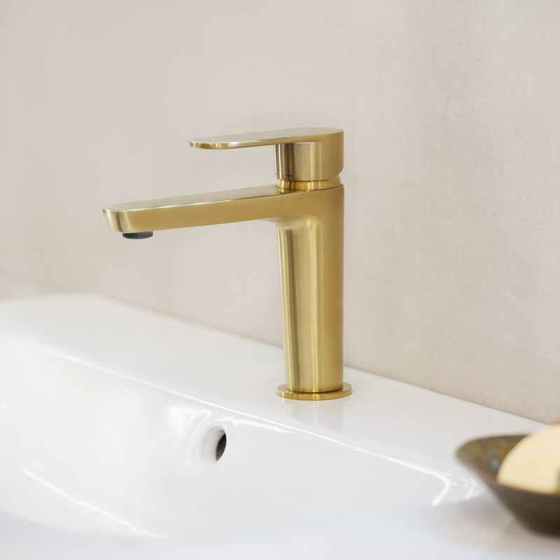 Washbasin mixer ramon soler alexia l 3604oc; brushed gold vipex