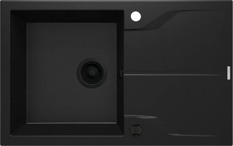 Deante andante granite kitchen sink zqn n113 780x490x194 mm nero vipex