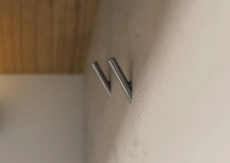 Deante silia single hook 16x47x89 mm, chrome adi_0111 vipex