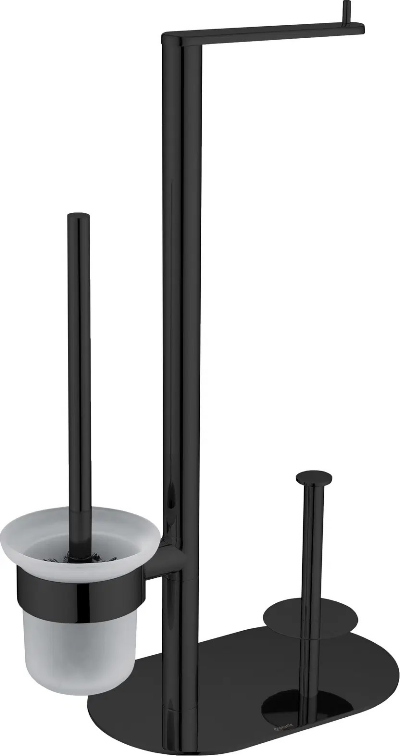 Deante round 3-in-1 tualettpaberi statiiv, matt must 330×160×527 mm adr_n732 vipex